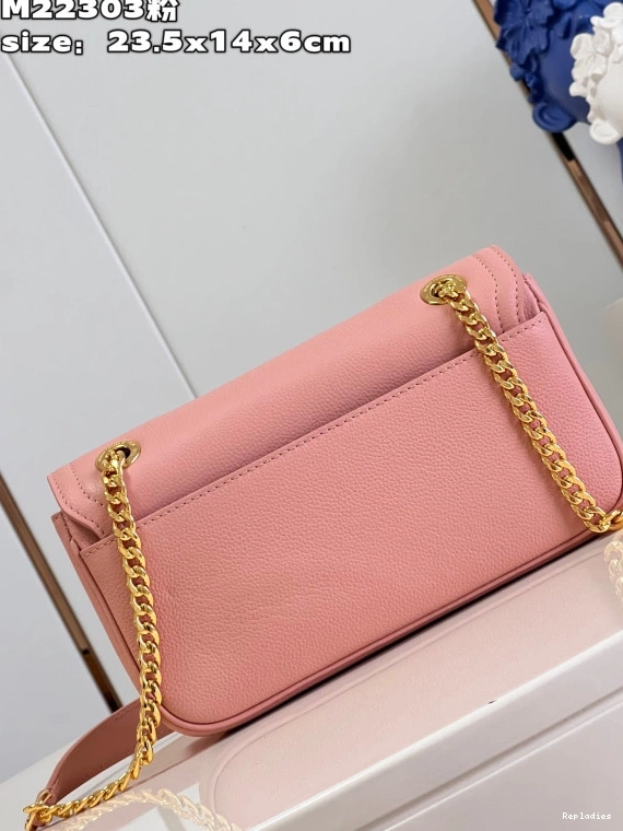 Rep ladies LOUIS cm TWIST-23.5*14*6 VUITTON 0813